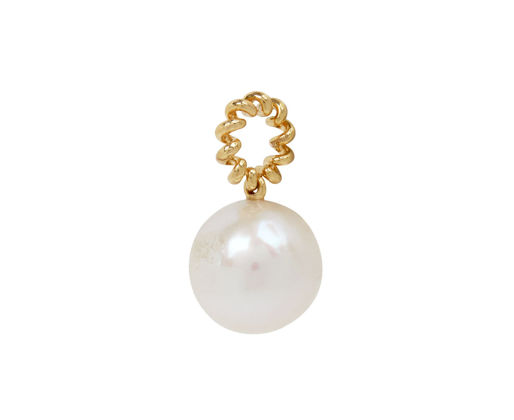 Jumbo White Pearl Beaching Charm Pendant ONLY