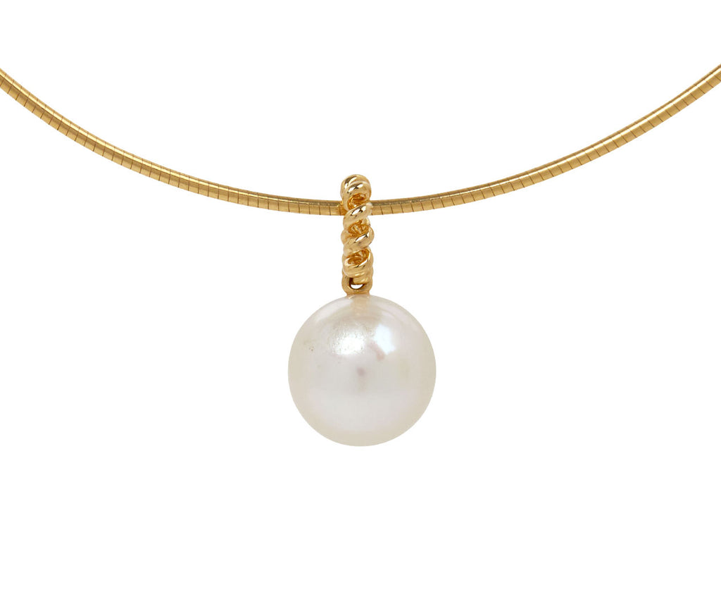 Jumbo White Pearl Beaching Charm Pendant ONLY