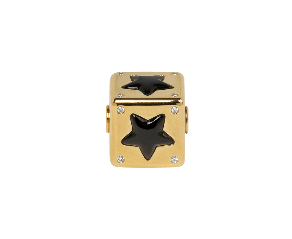 Onyx Jumbo Star Dice Bangers Charm ONLY