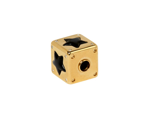Onyx Jumbo Star Dice Bangers Charm ONLY