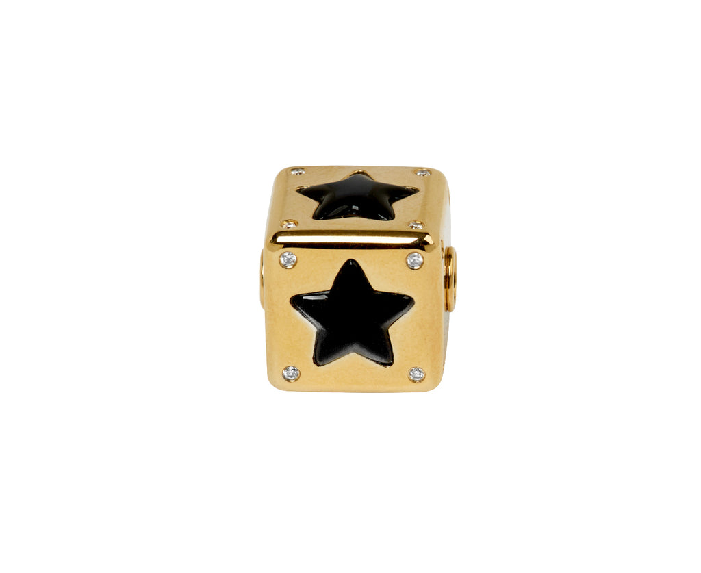Onyx Jumbo Star Dice Bangers Charm ONLY