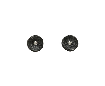 Branch Diamond Lava Shell Earrings