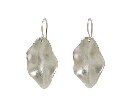 Branch Twisted Leaf Drop Earrings
