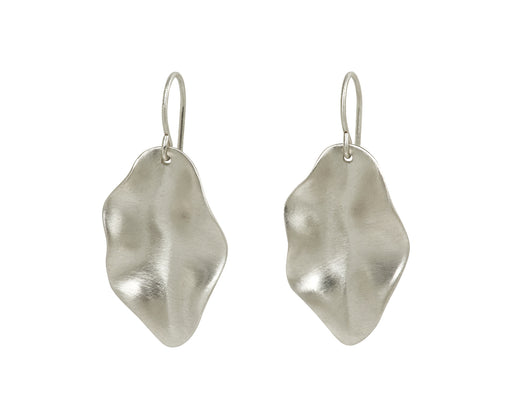 Branch Twisted Leaf Drop Earrings