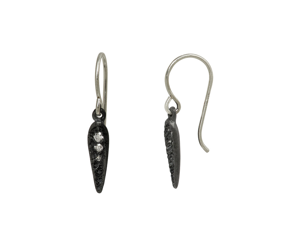 Branch Mini Lava Diamond Spear Earring - side