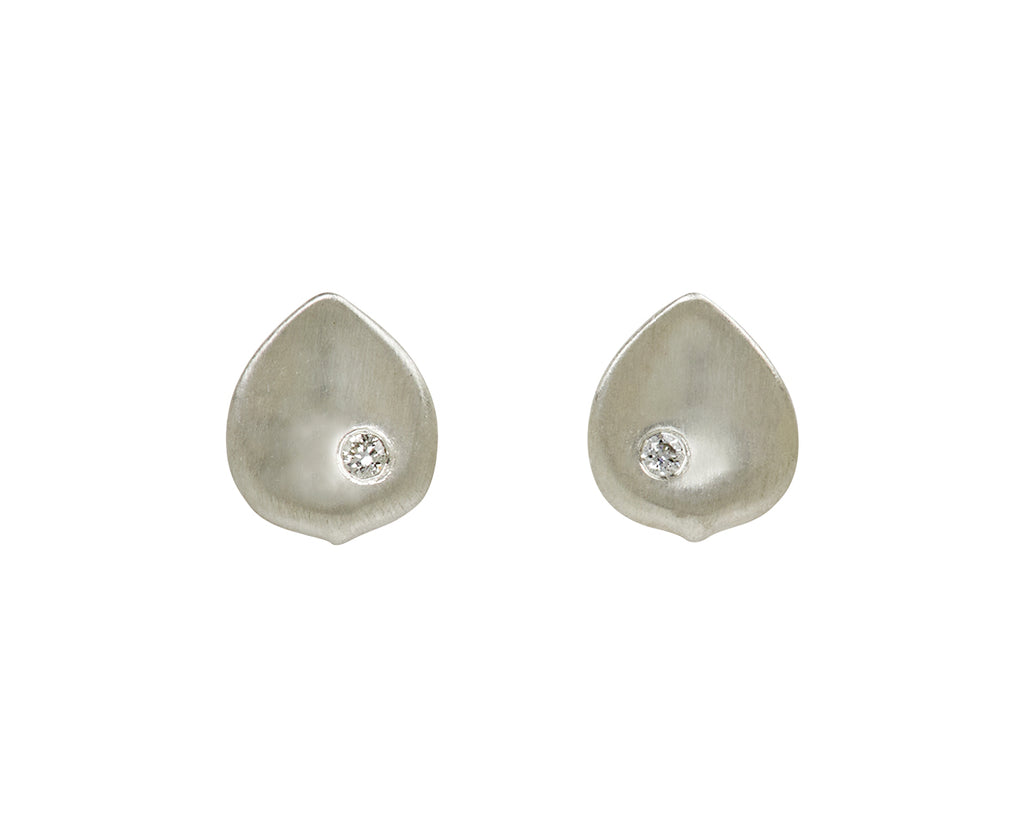 Rose Petal Stud Earrings