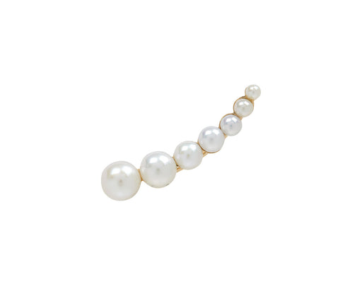 Freshwater Pearl Croissant Japonis LEFT Single Earring