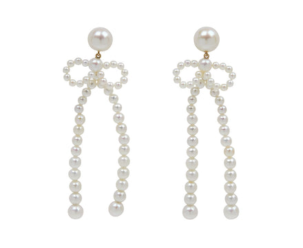 Bow Rosette Earrings - TWISTonline 
