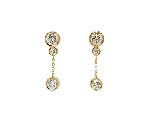 Sophie Bille Brahe Lou Diamant Diamond Earrings
