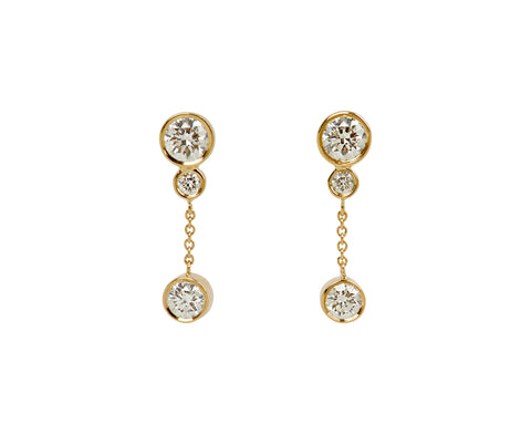 Sophie Bille Brahe Lou Diamant Diamond Earrings