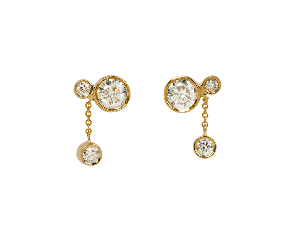 Sophie Bille Brahe Grande Lou Diamond Earrings