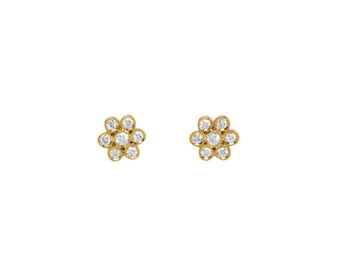 Sophie Bille Brahe Petite Lily Fleur Stud Earrings