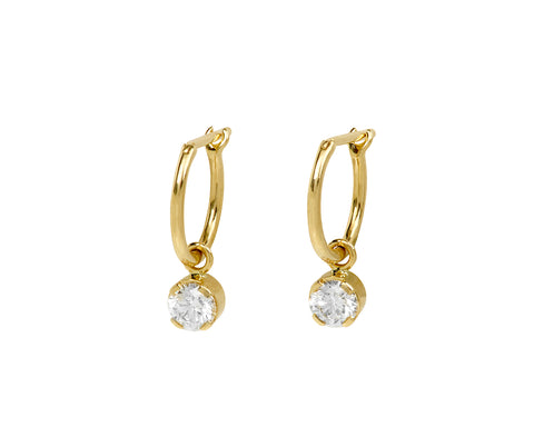 Lily Diamant Hoop Earrings