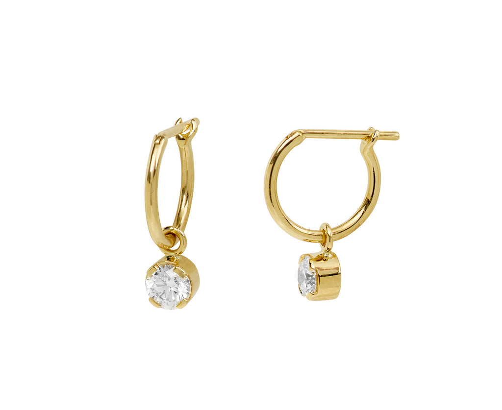 Lily Diamant Hoop Earrings