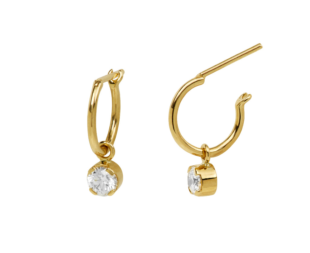 Lily Diamant Hoop Earrings
