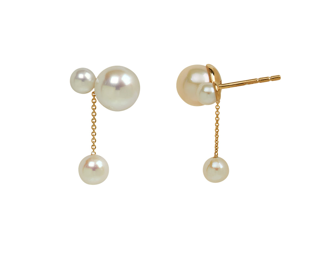 Sophie Bille Brahe Petite Lou Perle Earrings - side