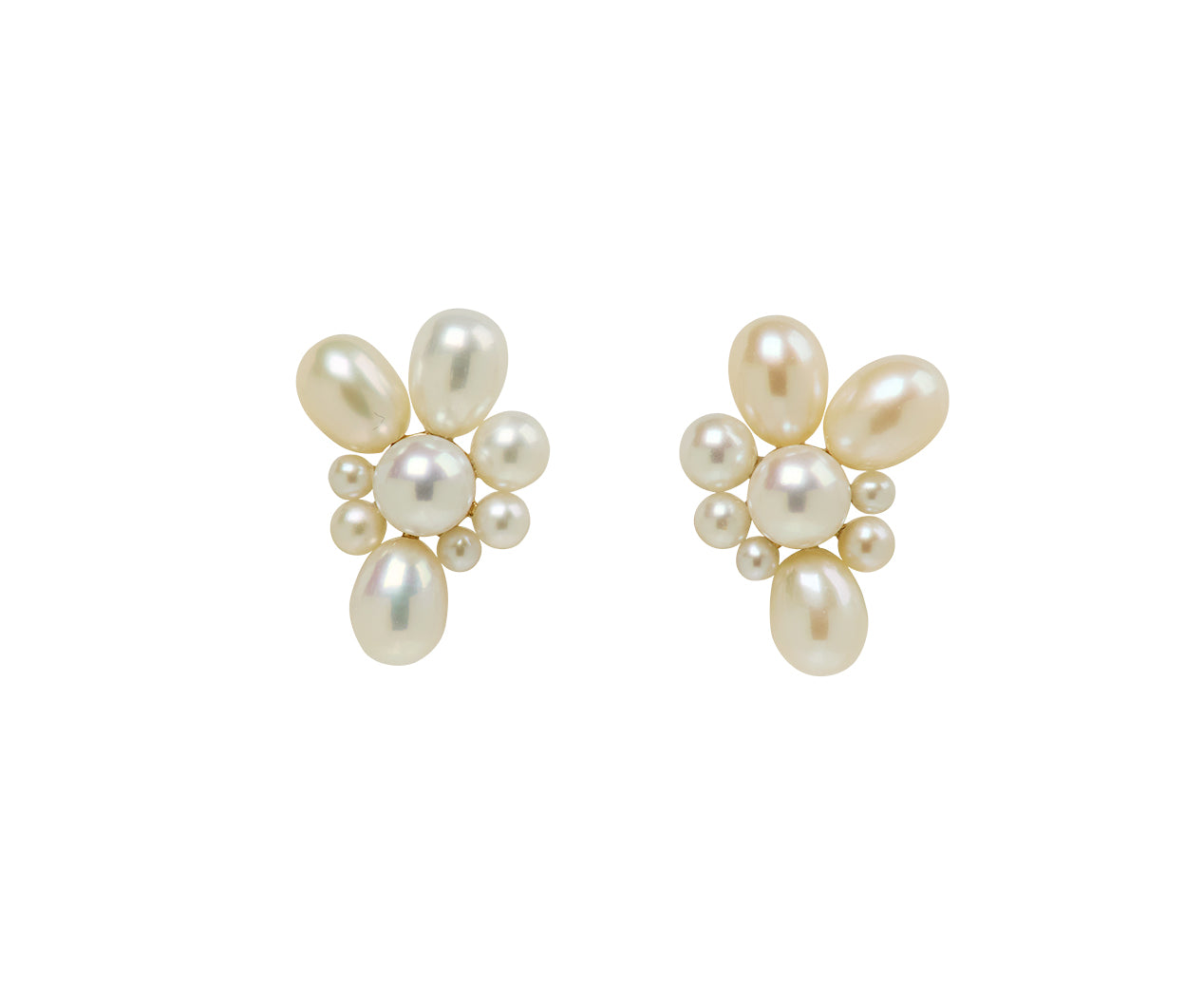 Sophie Bille Brahe Petit Amis Fleur Stud Earrings