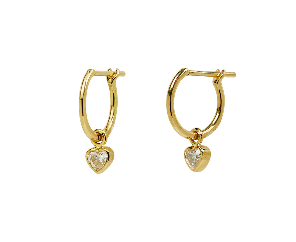 Lily Coeur Hoop Earrings
