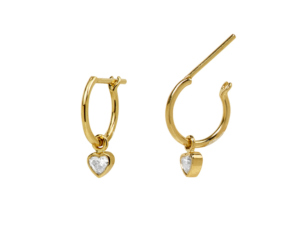 Lily Coeur Hoop Earrings