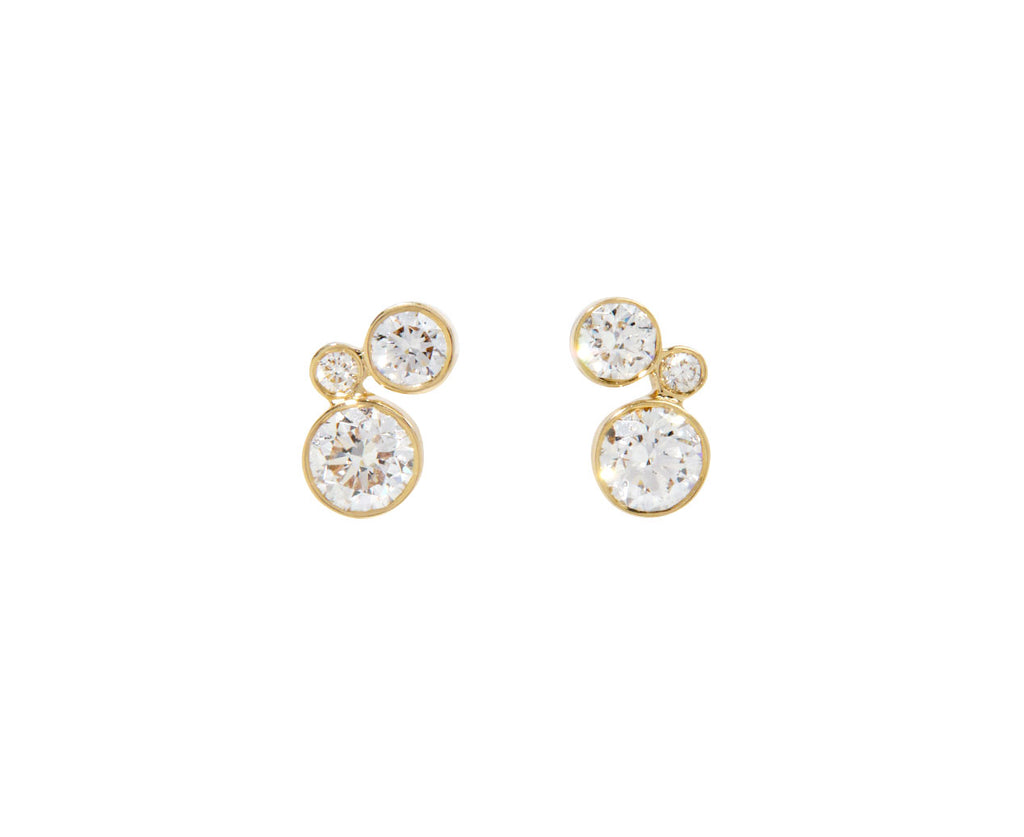 Petite Diamond Stella Stud Earrings
