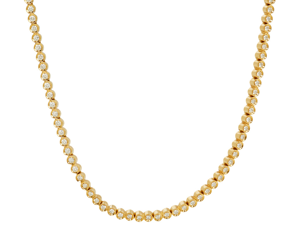 Sophie Bille Brahe Collier de Tennis Classique Diamond Necklace - side