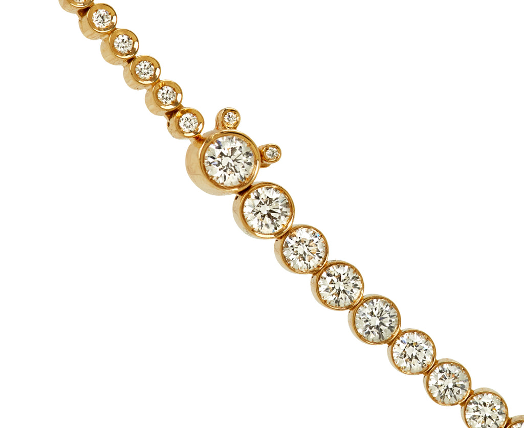 Sophie Bille Brahe Collier de Tennis Classique Diamond Necklace - closure