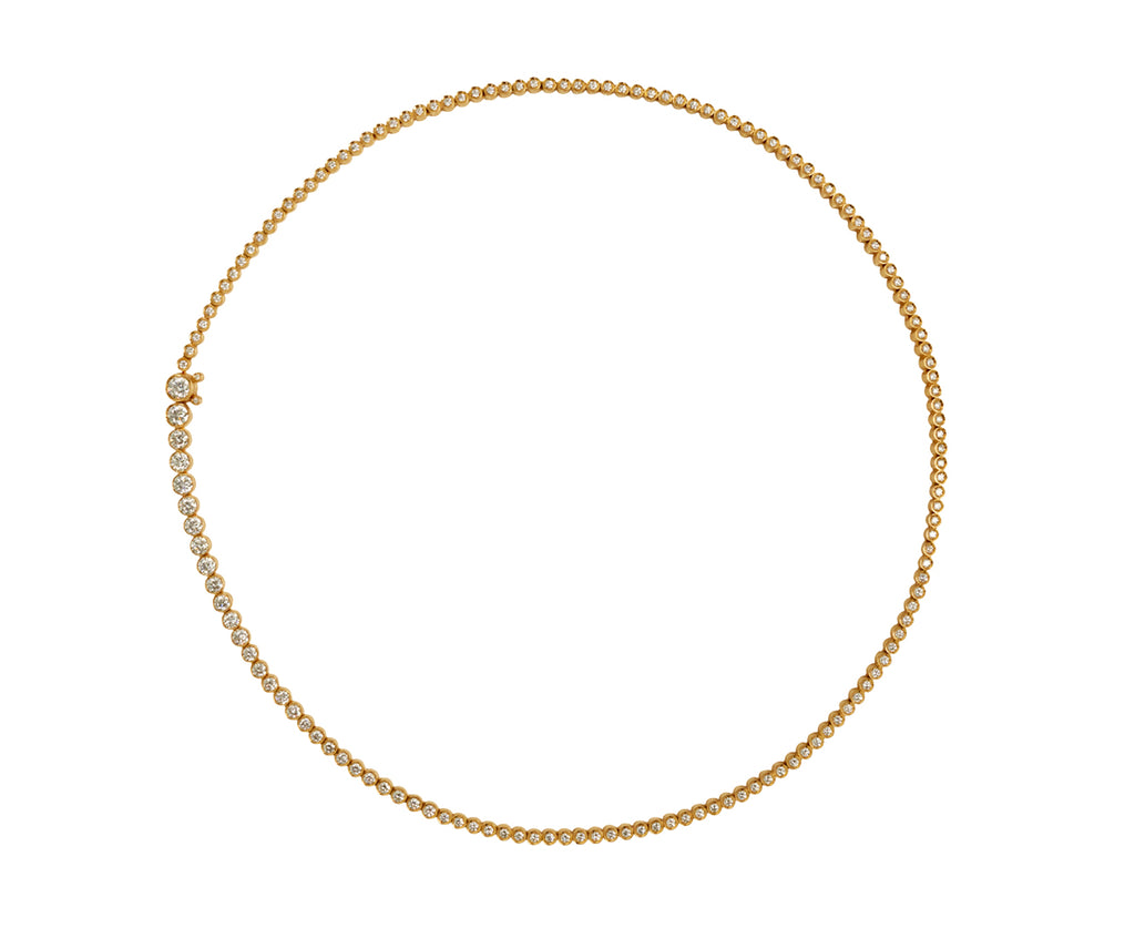 Sophie Bille Brahe Collier de Tennis Classique Diamond Necklace - top down