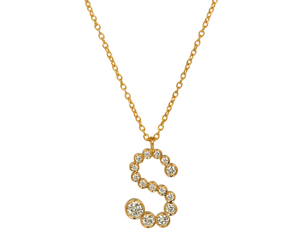 Sophie Bille Brahe Diamond Soprano 'S' Pendant Necklace