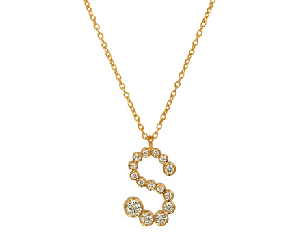 Sophie Bille Brahe Diamond Soprano 'S' Pendant Necklace