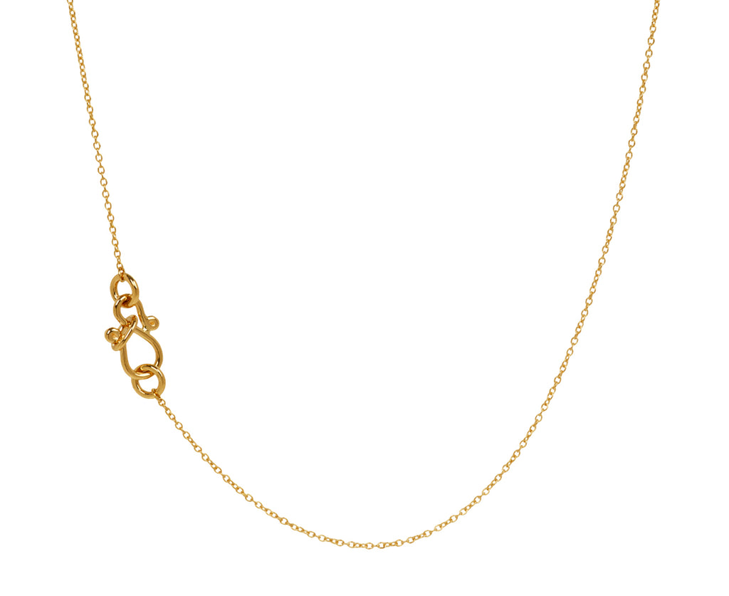 Sophie Bille Brahe Diamond Soprano 'S' Pendant Necklace - closure