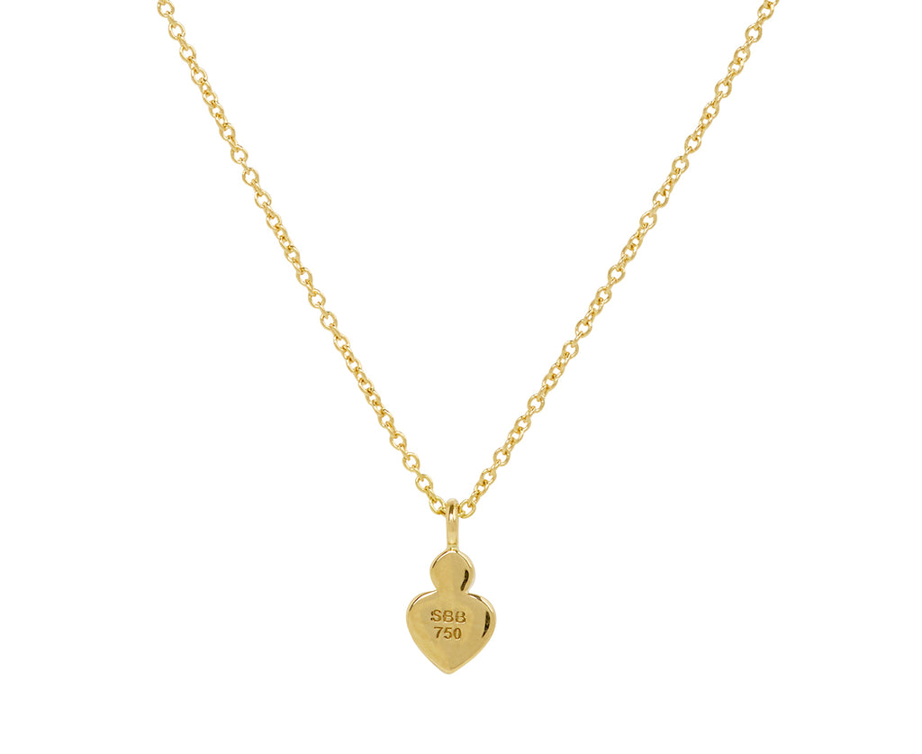Diamond Lily Coeur Pendant Necklace