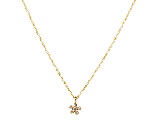 Petite Soleil Simple Diamant Necklace