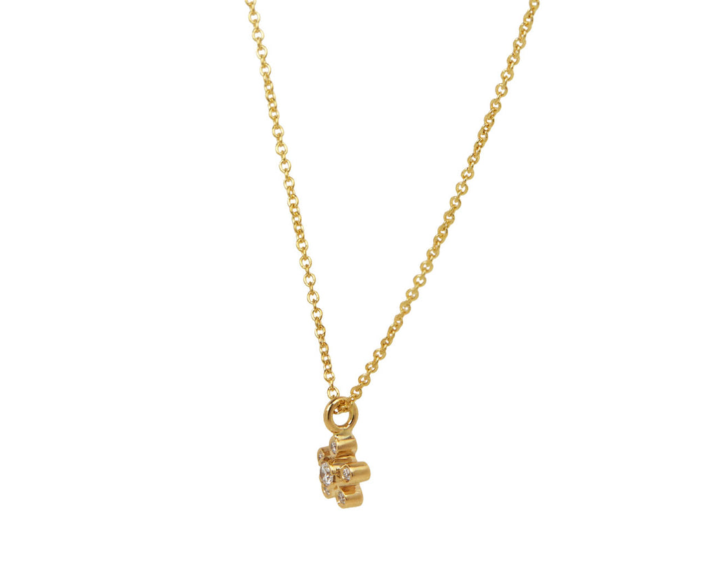 Petite Soleil Simple Diamant Necklace