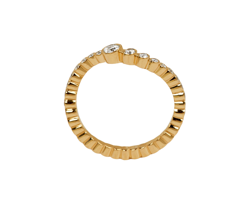 Sophie Bille Brahe Diamond Sky Ring - top down