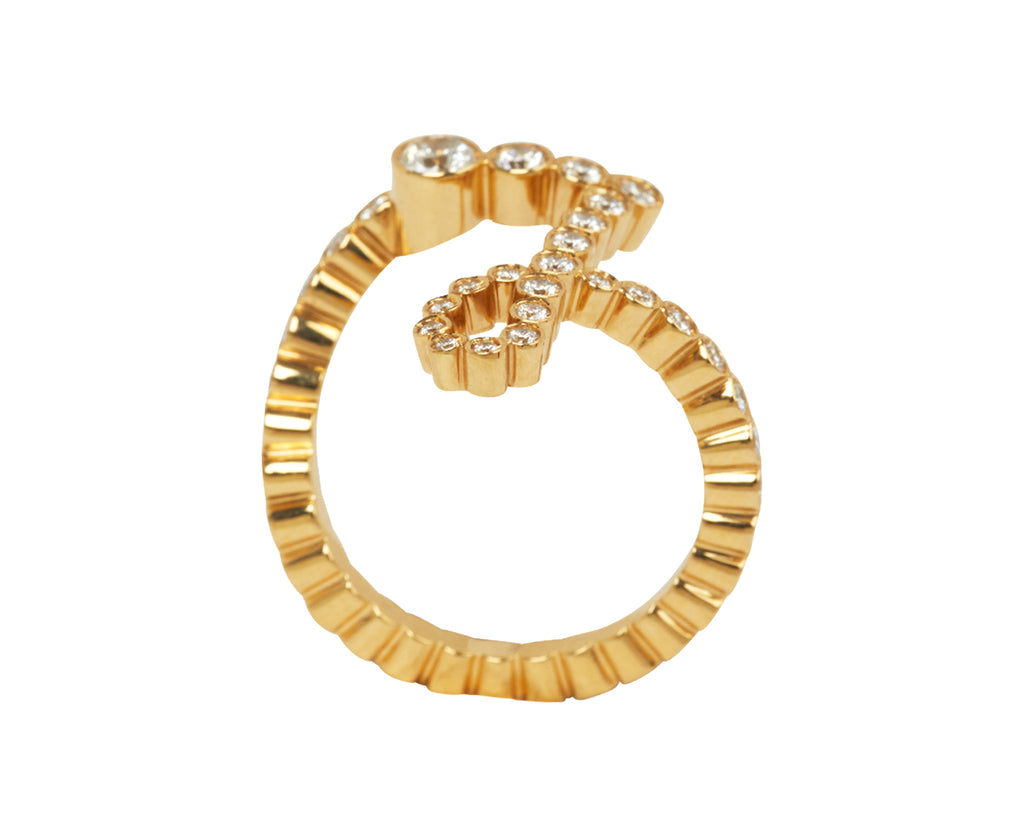 Diamond 'L' Ensemble Ring - TWISTonline 
