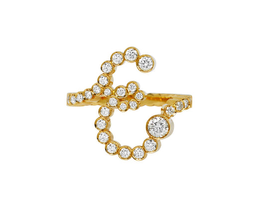 Sophie Bille Brahe Diamond 'E' Ensemble Ring