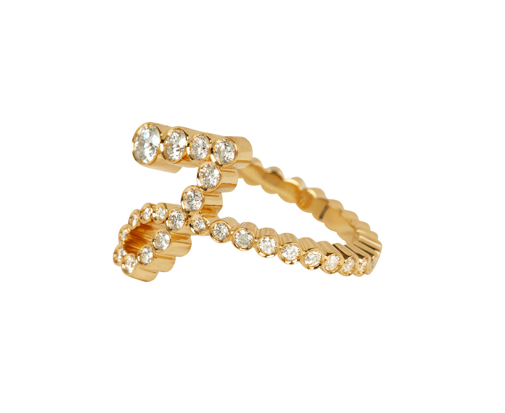 Diamond 'J' Ensemble Ring - TWISTonline 
