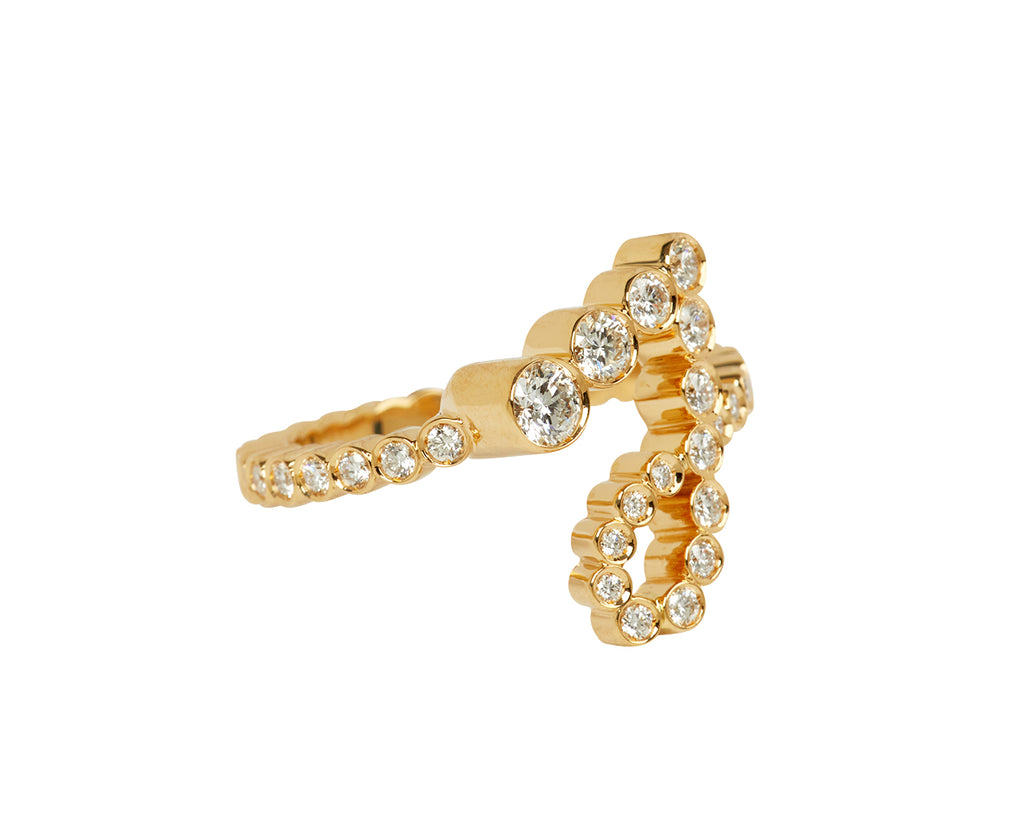 Diamond 'J' Ensemble Ring - TWISTonline 