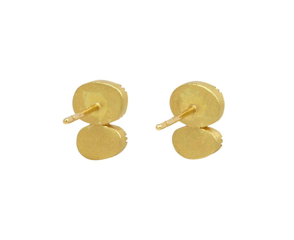 Double Orbit Emerald Earrings