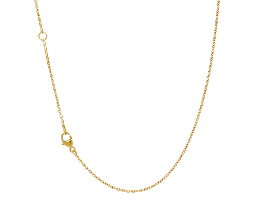 Brooke Gregson Engraved Lionheart Sun Pendant Necklace - closure