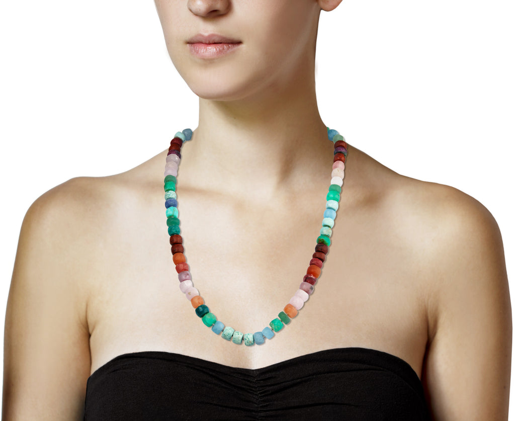 Brooke Gregson Candy Gem Honed Bead Necklace - profile