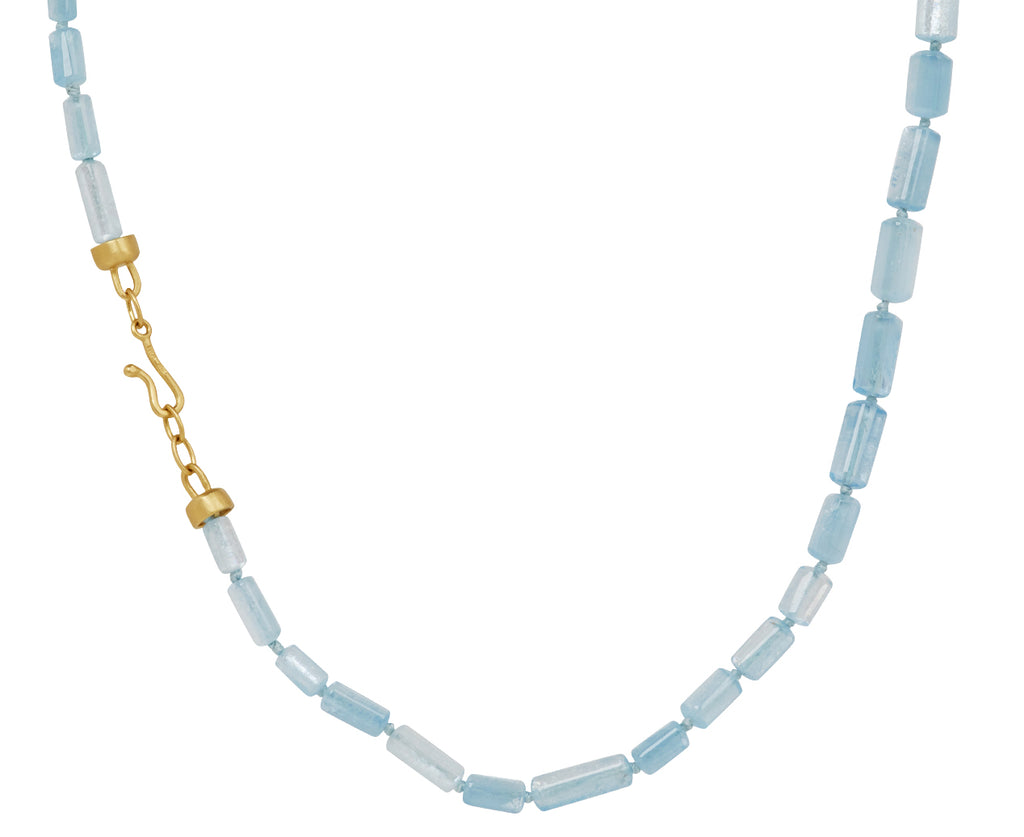Brooke Gregson Aquamarine Beaded Necklace - Closure