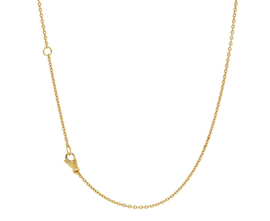 Brooke Gregson Boulder Opal, Emerald and Diamond Geo Pendant Necklace - closure