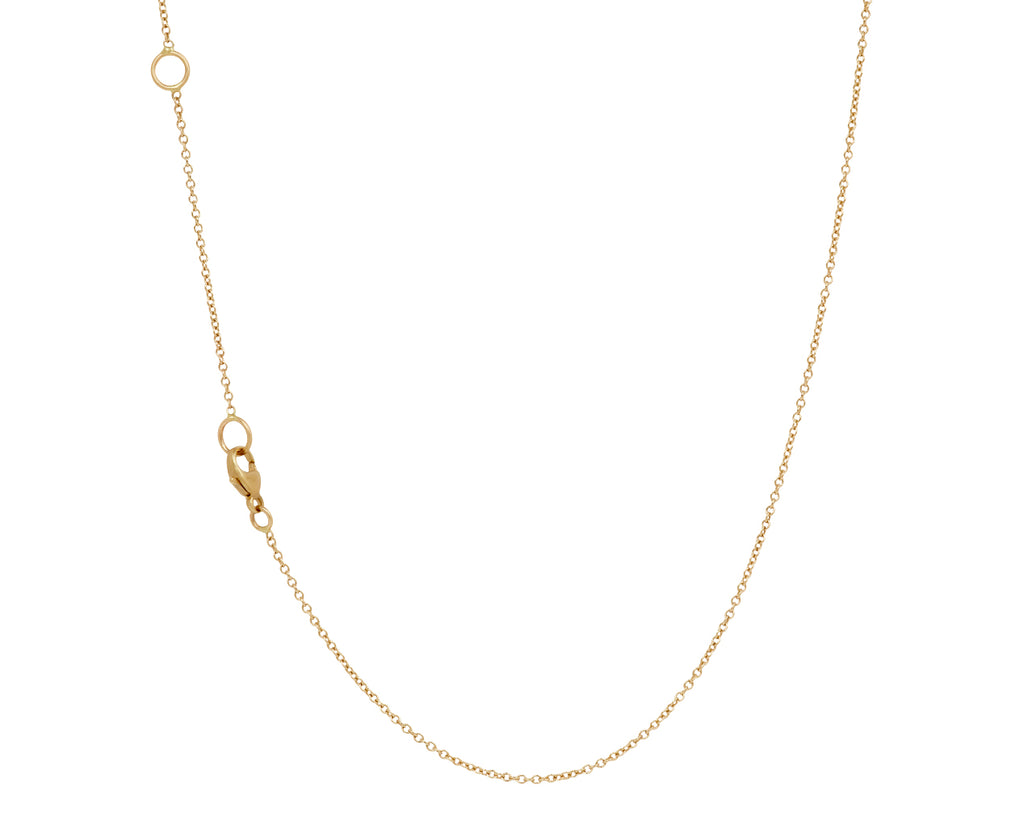 Brooke Gregson Diamond Crescent Moon Pendant Necklace - closure