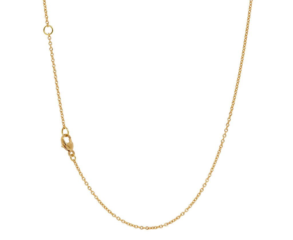 Geo Halo Fire Opal Necklace