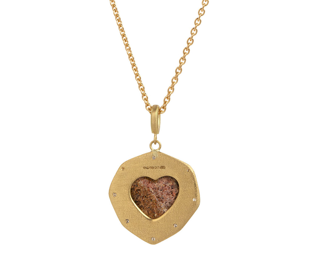 Brooke Gregson Opal Heart Shield Pendant Necklace Back
