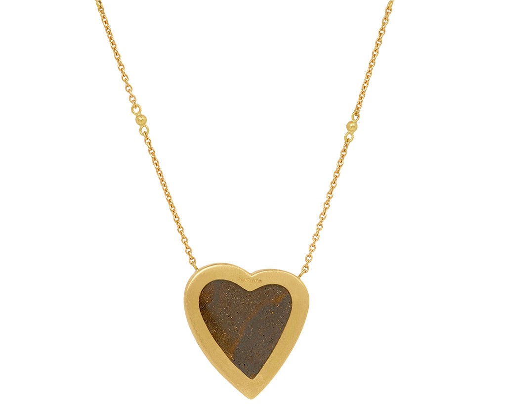 Boulder Opal Heart Necklace
