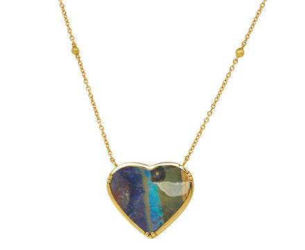 Brooke Gregson Boulder Opal Heart Necklace