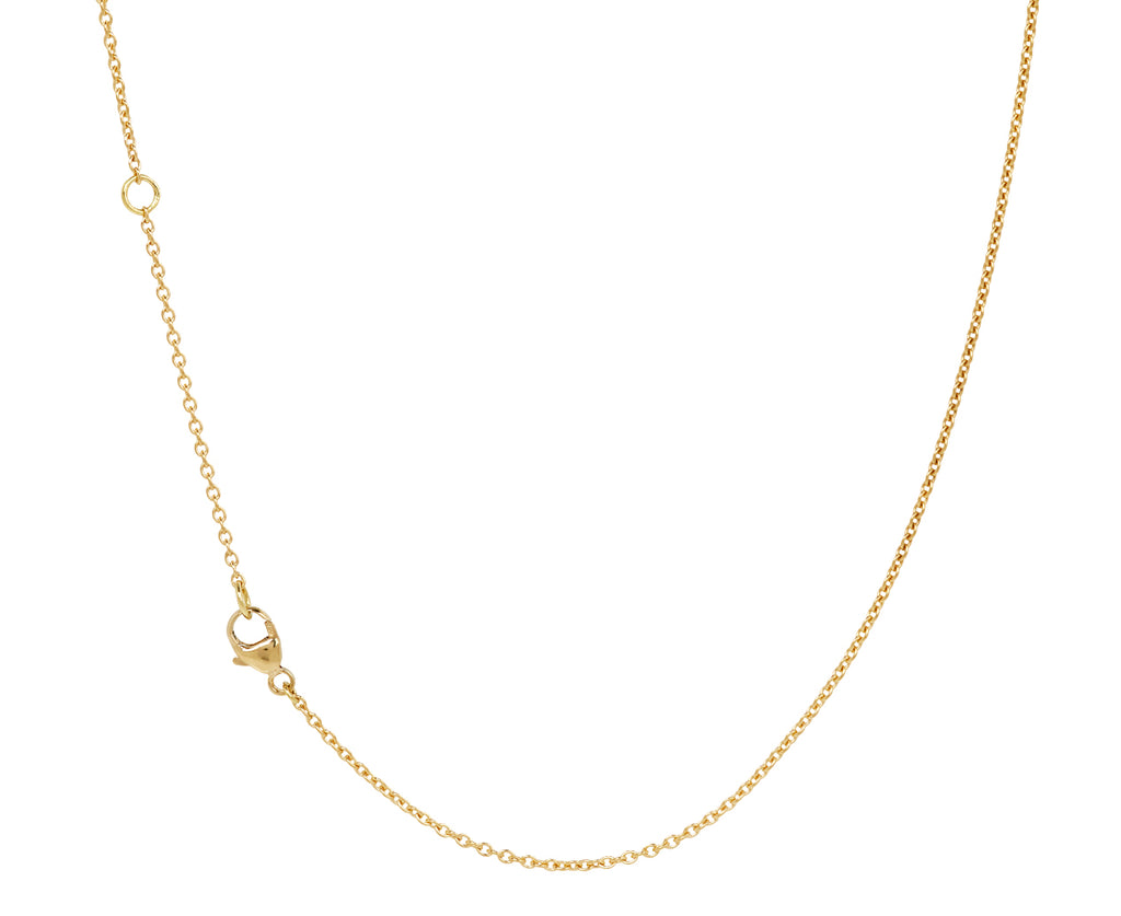 Brooke Gregson Diamond Engraved Heart Pendant Necklace - Closure