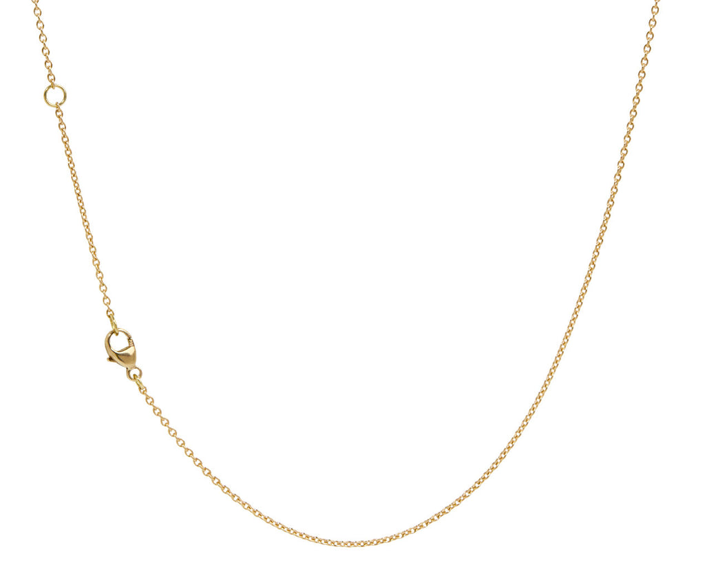 Emerald and Diamond Key Pendant Necklace